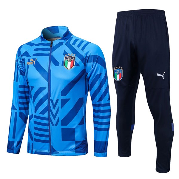 Trainingsanzug Italien 2022-23 Blau Schwarz